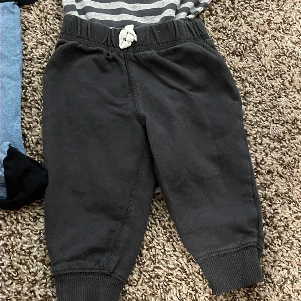 Gerber Carters outfits him